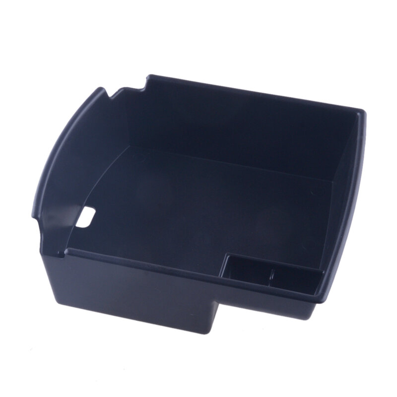 Caja de almacenamiento con reposabrazos para coche, bandeja organizadora compatible con Hyundai Kona Encino 2021, 2020, 2019, 2018, 2017, plástico ABS negro