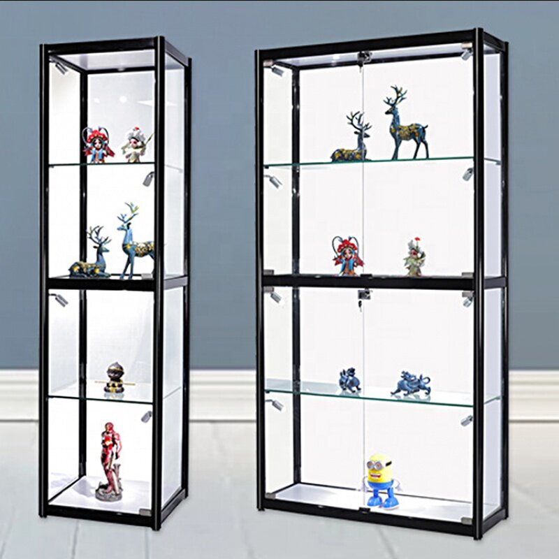Customized product、Glass Display cabinets jewellery Showcase