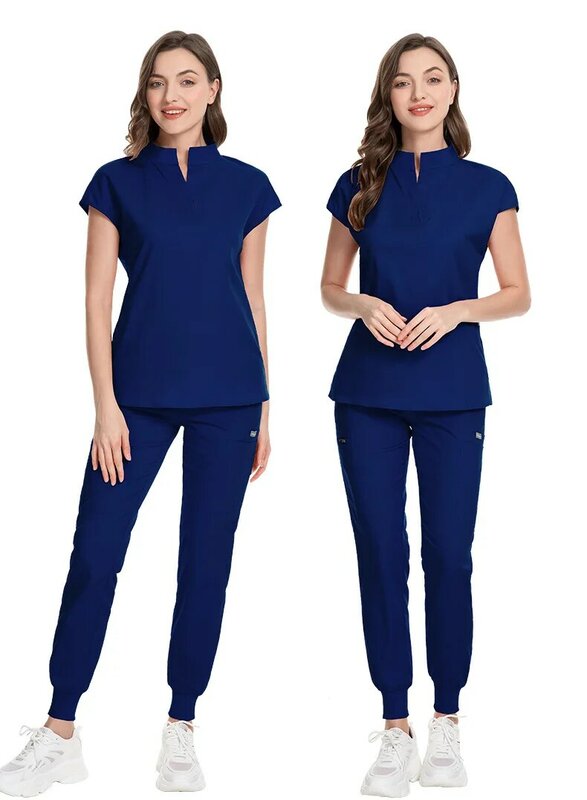 Medical Uniform Women Scrubs Sets Tops Pant Surgical Gowns Nurses Accessories Pet Shop Doctor Beauty Spa Salon Wokrwear Clothes