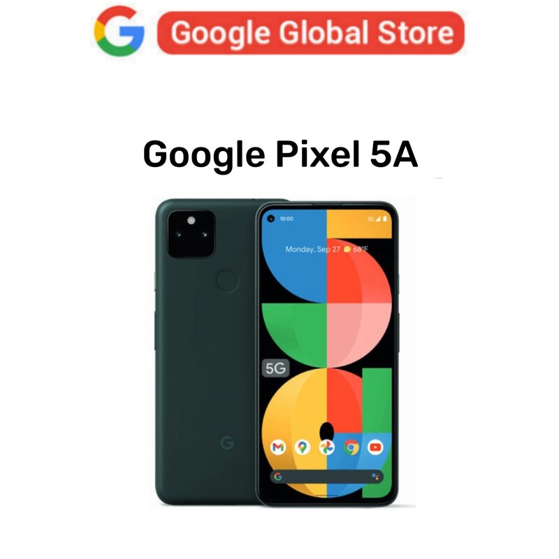 Zupełnie nowy oryginalny smartfon Google Pixel 5A 5G 6 + 128 GB 6,34 "NFC Octa Core telefony komórkowe typu Snapdragon Google Pixel 5A 5G MobilePhon