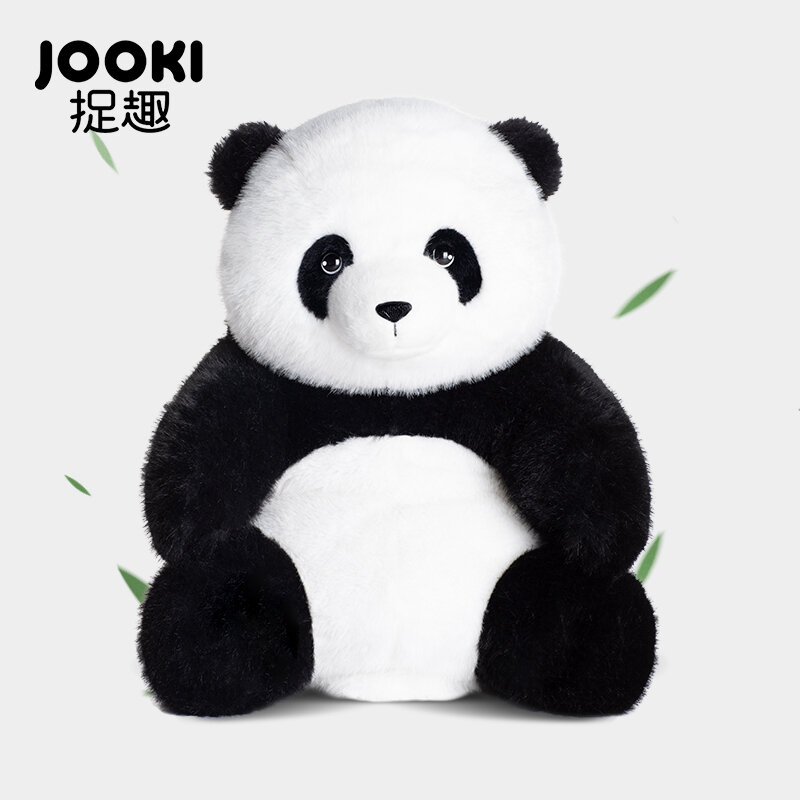 Panda Brinquedos de pelúcia para meninas e meninos, Kawaii, fofo, macio, deitado, fofo, boneca realista, melhores presentes