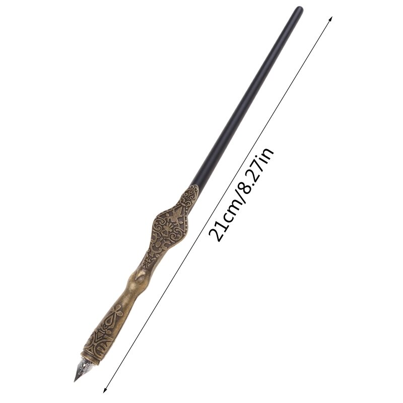 Античная металлическая ручка для свадебных вечеринок для женщин и мужчин, подарки для каллиграфии