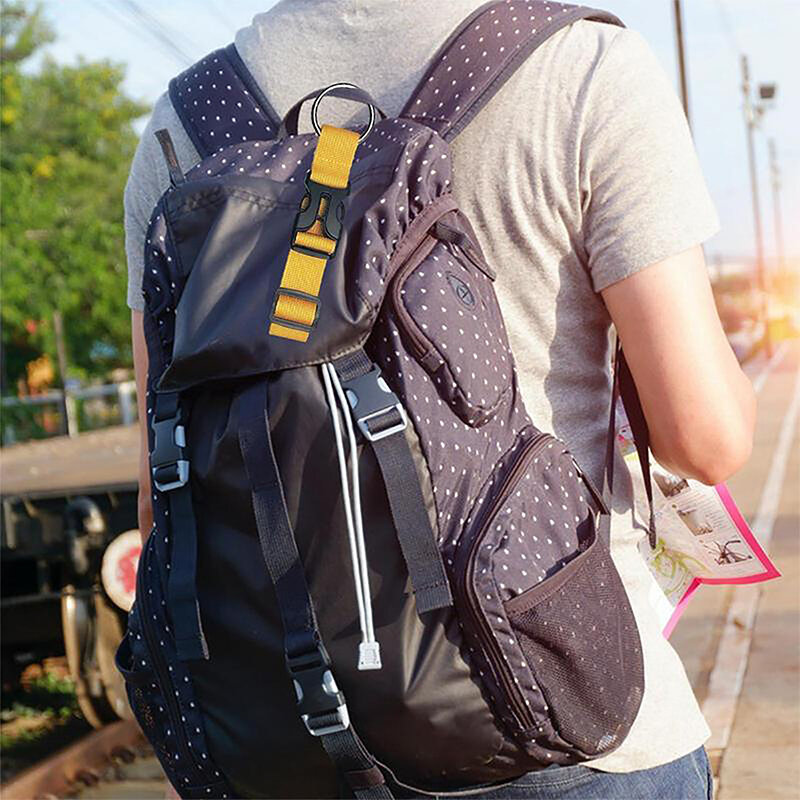 ใหม่1ชิ้นไนลอนล็อคกระเป๋าถือเดินทางเข็มขัดป้องกันอุปกรณ์เดินทางกระเป๋าเดินทางเข็มขัดตะขอสำหรับแขวน