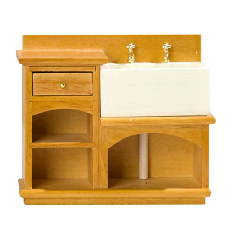 Muebles de gabinete en miniatura 1:12 para favores de fiesta, accesorios de escena, regalos de cumpleaños