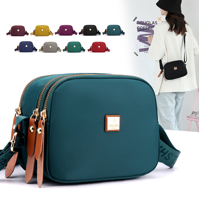 Small Shoulder Bag Women CrossBorder Supply Of Nylon Fabric Leisure Mini Shoulder Bag Ladies Embroidered Han Pocket