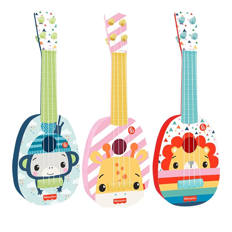 ألعاب قيثارة صغيرة الحجم للأطفال الصغار ، جيتار صغير للأطفال ، العزف على الآلات الموسيقية ، هدية للأولاد والبنات