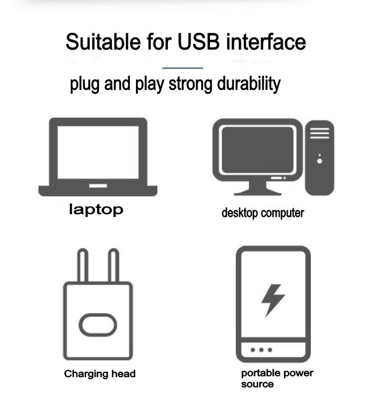 ปลั๊กต่อ USB ขนาดเล็กไฟ LED pelindung Mata คอมพิวเตอร์ชาร์จไฟได้แบบพกพาไฟอ่านหนังสือไฟกลมขนาดเล็กไฟกลางคืนขนาดเล็ก