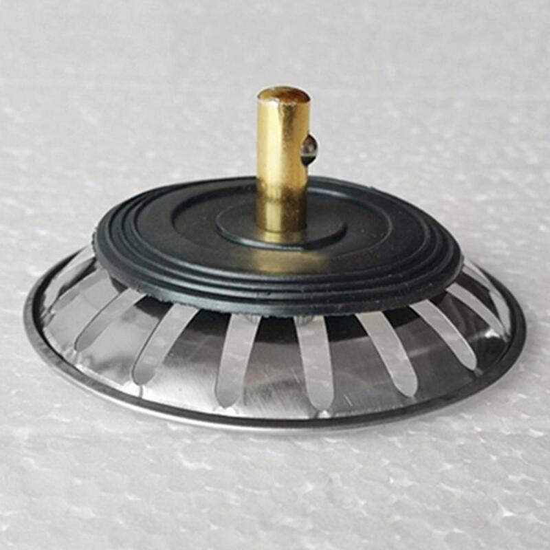 Kitchen Stainsteel Steel Basin Drain Dopant Sink Strainer Basket Waste Filter