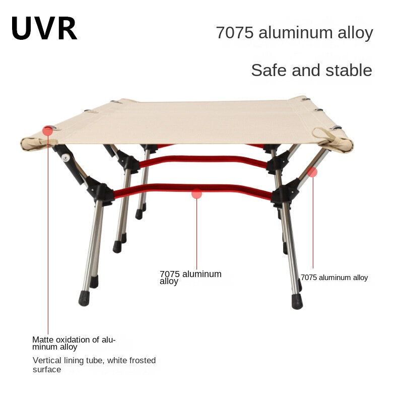 UVR-طوي شخص واحد صالة كرسي ، المحمولة ، عالية ومنخفضة ، ثنائي الاستخدام ، مريحة ، مكتب ، الغداء ، التخييم ، في الهواء الطلق