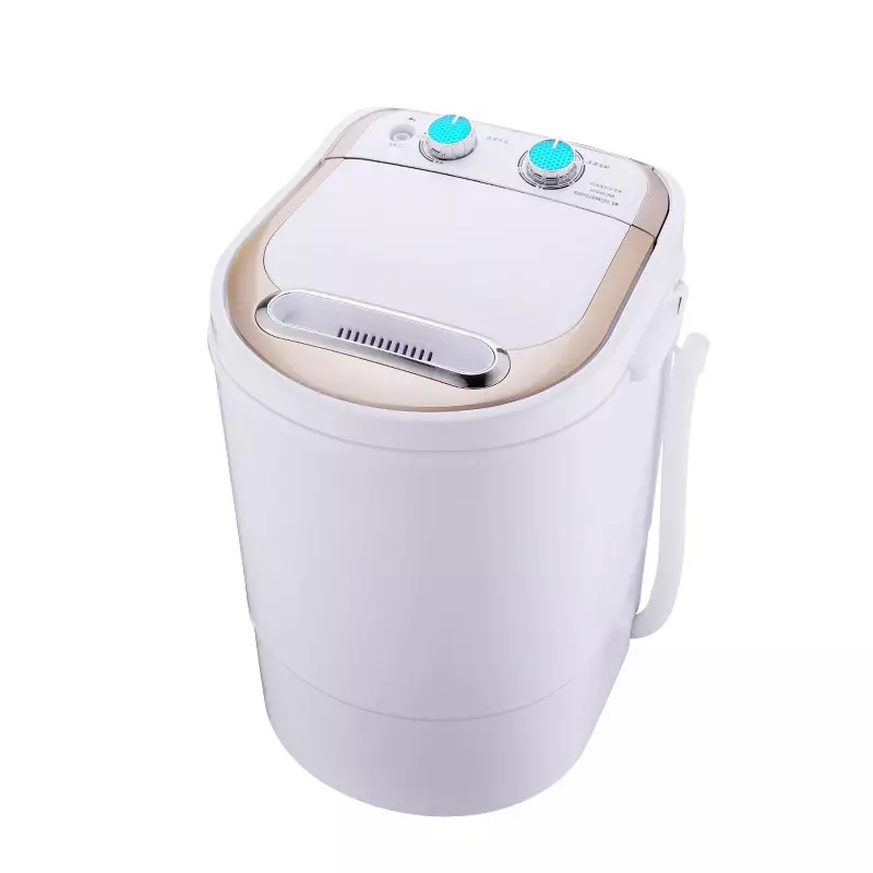 Máquina de lavar semiautomática com centrífuga, balde único