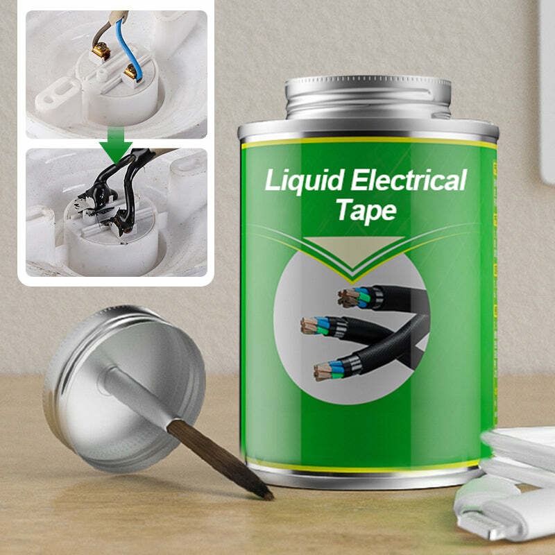 Ruban électrique liquide étanche, scellant isolant pour fils électriques, réparation de colle avec brosse applicateur, degré UV