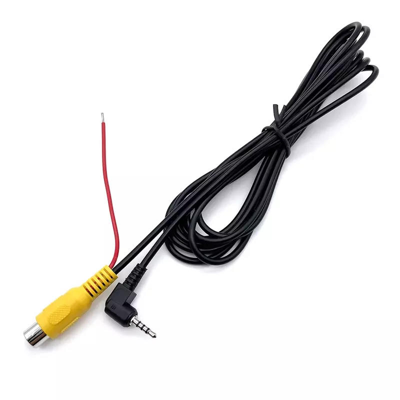 RCA To 2.5mm AV Converter Cable Car Rear View Reverse Parking Camera To Car DVR 2024 Hot Sale Brand New And High Quality