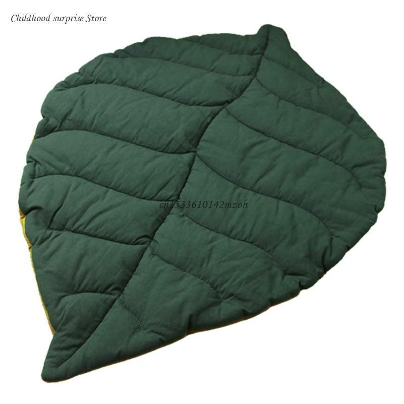 Grote bladdeken frisse groene kleur bladeren vorm dekens bedden bankdeken dropship