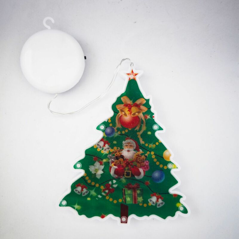 LED Christmas Decoration Shining Stars Scene Design Suction Cups Colored Lights Holiday Decorations Lighting Decorations