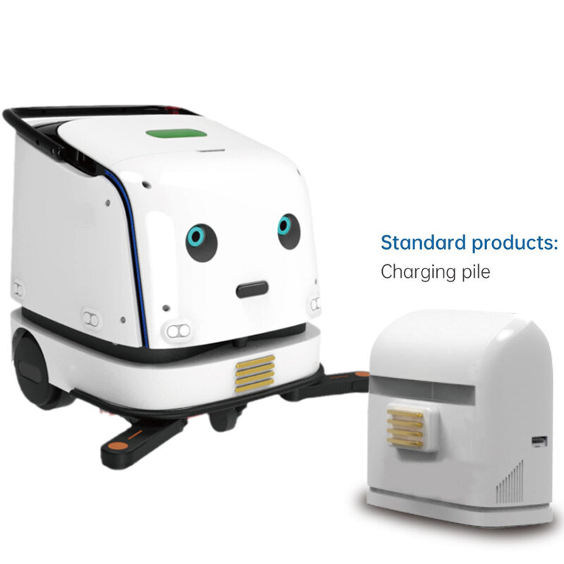 Smart Sweeping Robots Limpeza Robot, Máquina purificadora de piso com bateria LiFePO4, indústria comercial