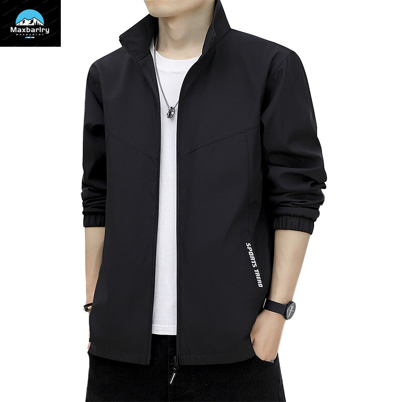 Men's Jacket Solid Color Casual Collar Loose Thickened Warm Jacket Business Office Portable high quality Men's Clothing Winter