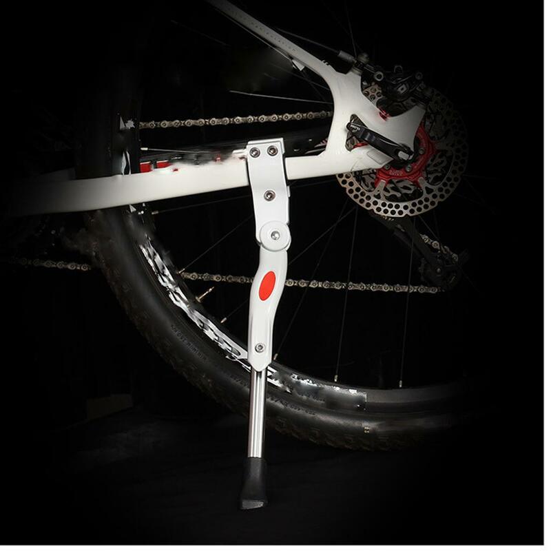 Pata de cabra de aleación de aluminio de primera calidad, soporte de longitud ajustable para bicicletas de montaña, carretera y deportes, 24 "-27"