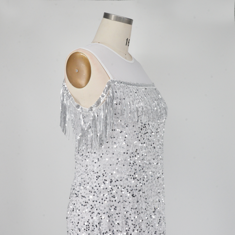 Женское платье без рукавов, элегантное облегающее однотонное платье с разрезом на бедрах