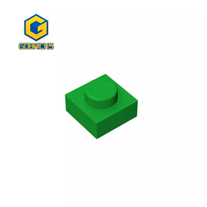 Plaque de GDS-501 Gobricks 1x1 compatible avec lego 3024 30008 pièces de bloc de construction bricolage pour enfants