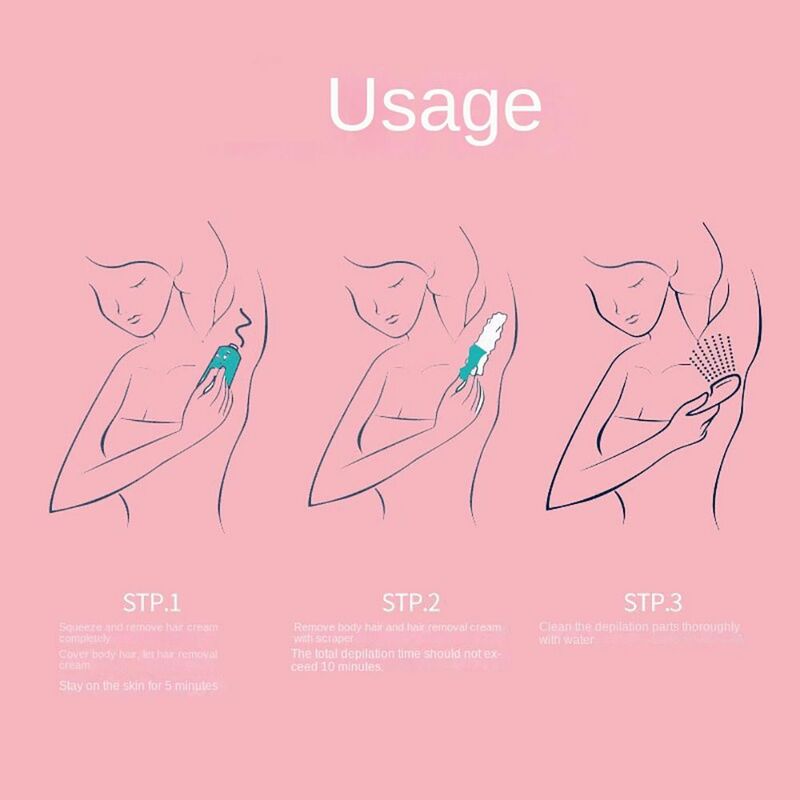 Safe Hair Removal Scraper Convenient Body Care Tool PP Painless Epilator White Blue Pink Hair Remover Women Beauty