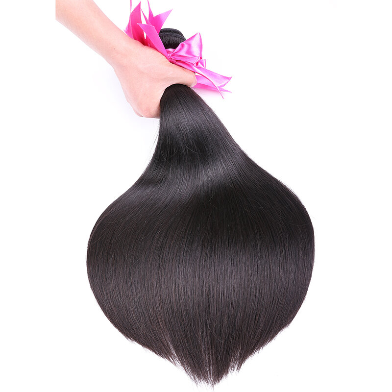 MARRYU HAIR-Pacotes de cabelo humano reto, extensões de tecelagem brasileiras, cabelo Remy, onda do corpo, 1 PC, 3 PCs