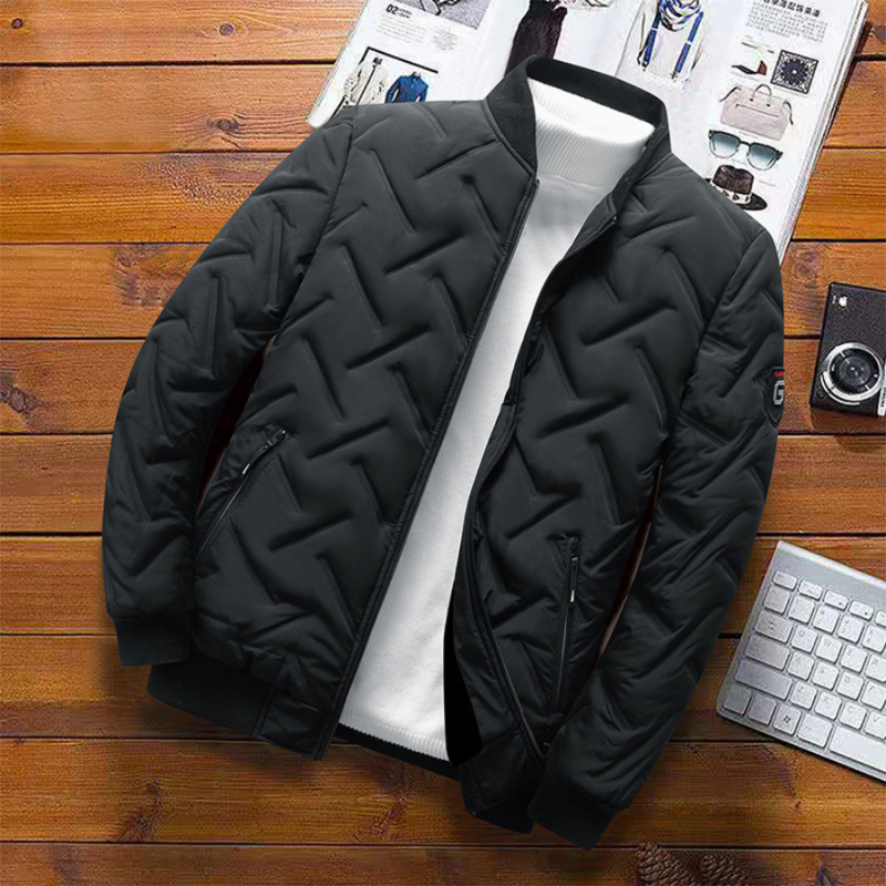 Nuova giacca autunno inverno uomo giacca imbottita in cotone moda coreana Streetwear giacca Casual uomo colletto alla coreana cappotti giacche 4XL 5XL