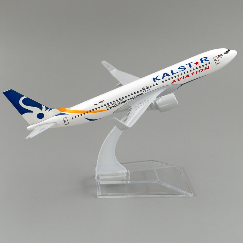 Avião aviador kalstar 1/400, modelo de brinquedo decorativo de crianças, aviação em escala de 737, modelos b737, coleção de presentes