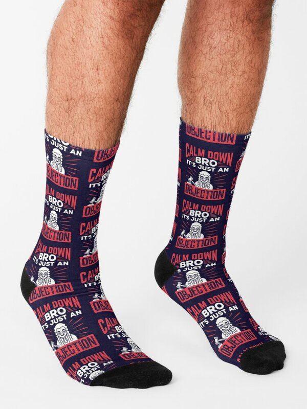 Смешные пробные носки с надписью Calm Down Bro это просто возражение носки кавайные забавные подарочные носки для женщин и мужчин