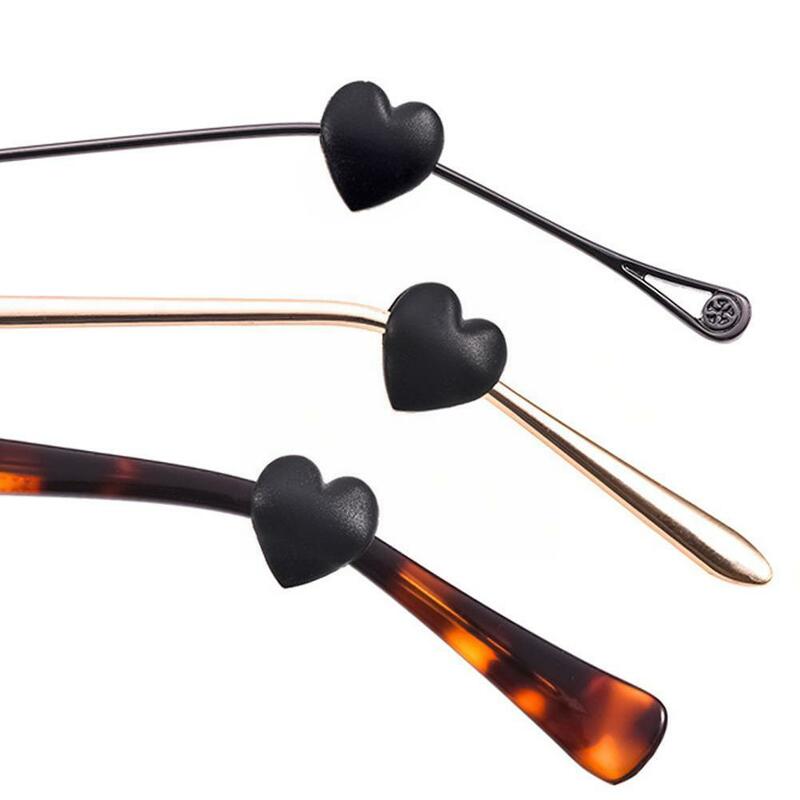 1 paio di supporto antiscivolo in Silicone per accessori per occhiali gancio per l'orecchio occhiali sportivi tappi per la punta del tempio occhiali antiscivolo Acces P6P5