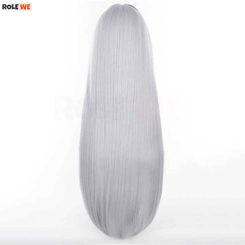 Frieren Cosplay Wig Anime Long Silver Gray Frieren Heat Resistant Synthetic Hair Halloween Party Wigs + Free Wig Cap