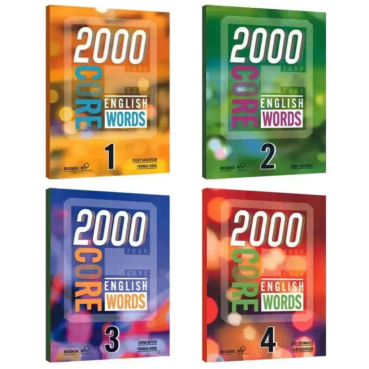 SAT Core Words English Vocabulary Book，New 6 Books/Set 4000 Essential English Words Level 1-6 IELTS
