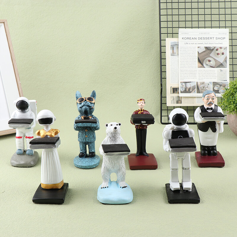 1 Stuk Horloge Houder Astronaut Huishoudster Dienaar Horloge Stand Robot Puppy Horloge Sieraden Opbergrek