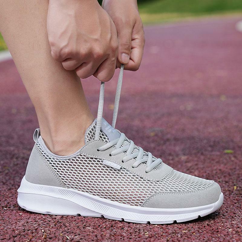 Popcorn-zapatos deportivos informales para hombre, zapatillas transpirables con absorción de impacto, de fondo suave, para correr, para jóvenes, para otoño