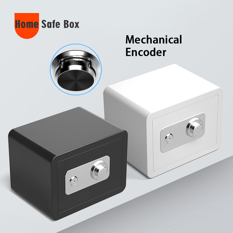 25Cm Safes Steel Safety Safe Home Office Safety-Deposit Box Depository Strongbox Money Box Vault Mechanical Code Lock