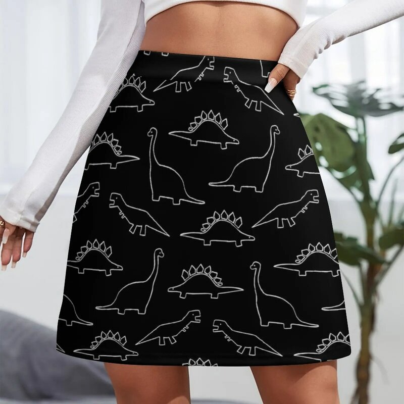 女性のためのミニスカート、愛の恐竜、お気に入りのドレスです