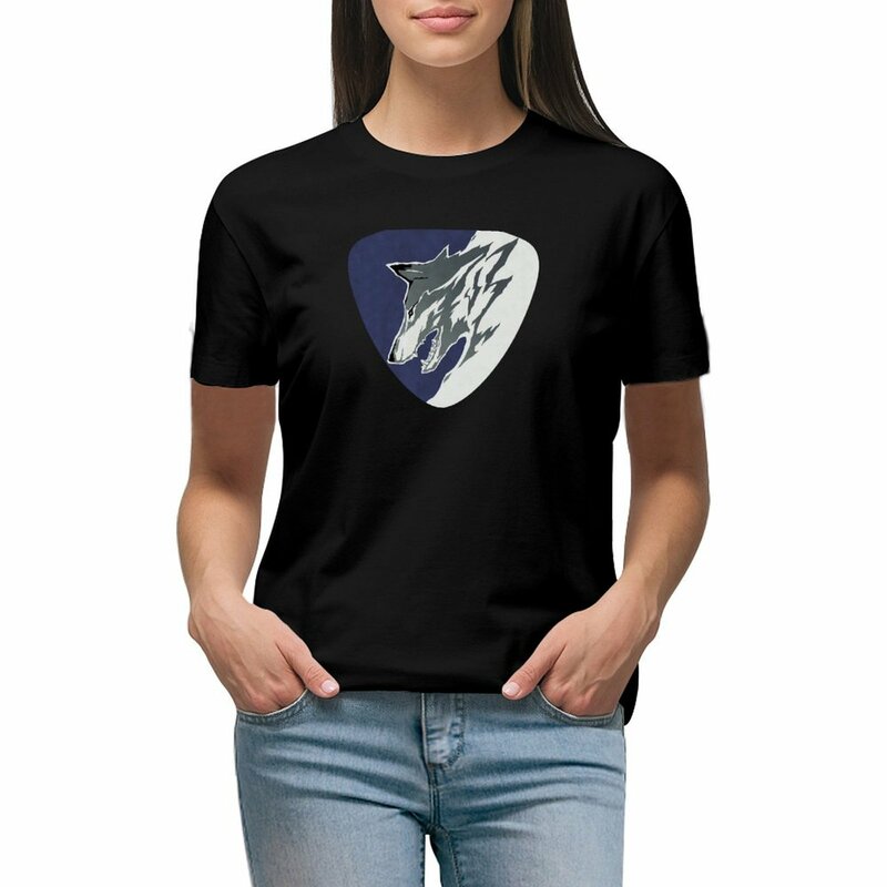Camiseta de gran tamaño con emblema oxidado de núcleo blindado VI para mujer, ropa femenina, acero Haze