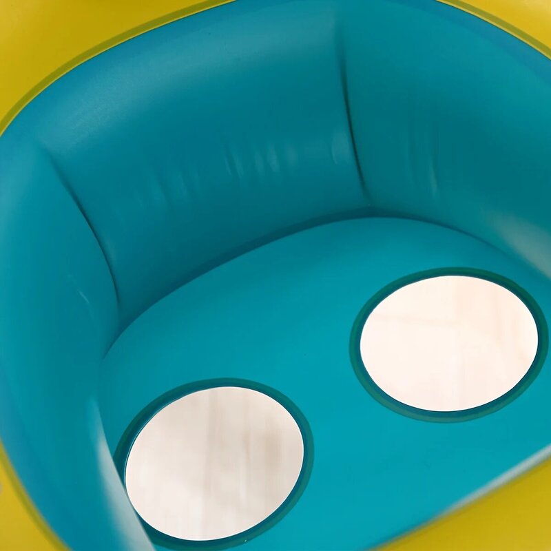 Anillo de natación de PVC con parasol para niños, juguete acuático inflable, flotador de piscina, Reunión, fiesta, juguete, regalo, 1 unidad