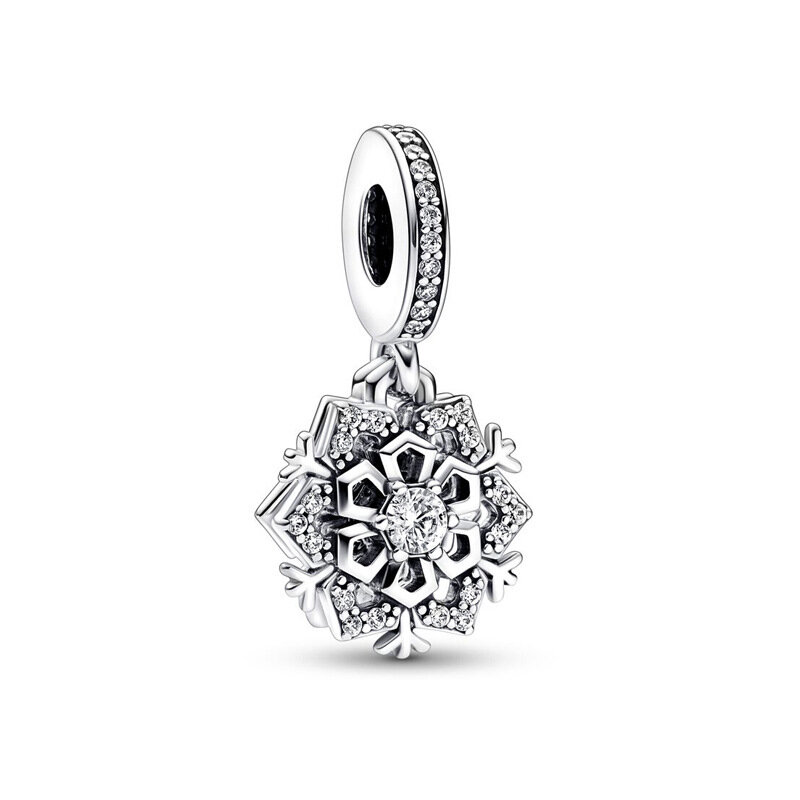 Женская серебряная подвеска в виде сердца, подходящая для браслетов, браслетов, ювелирных подарков