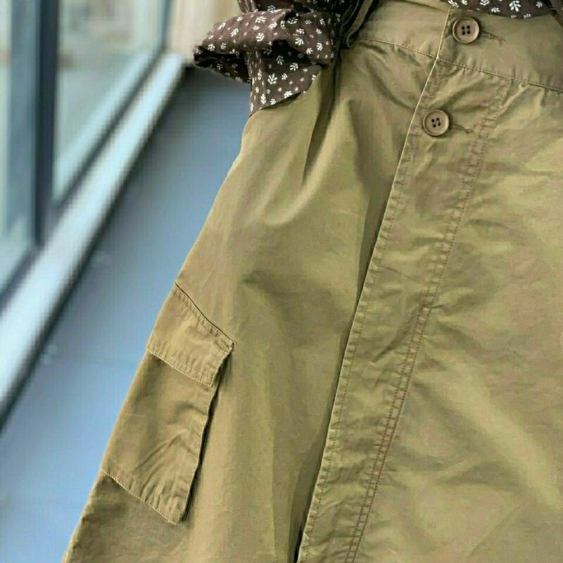 Женская юбка с диагональной пряжкой, юбка выше колена в стиле пэчворк, большого размера для ранней весны