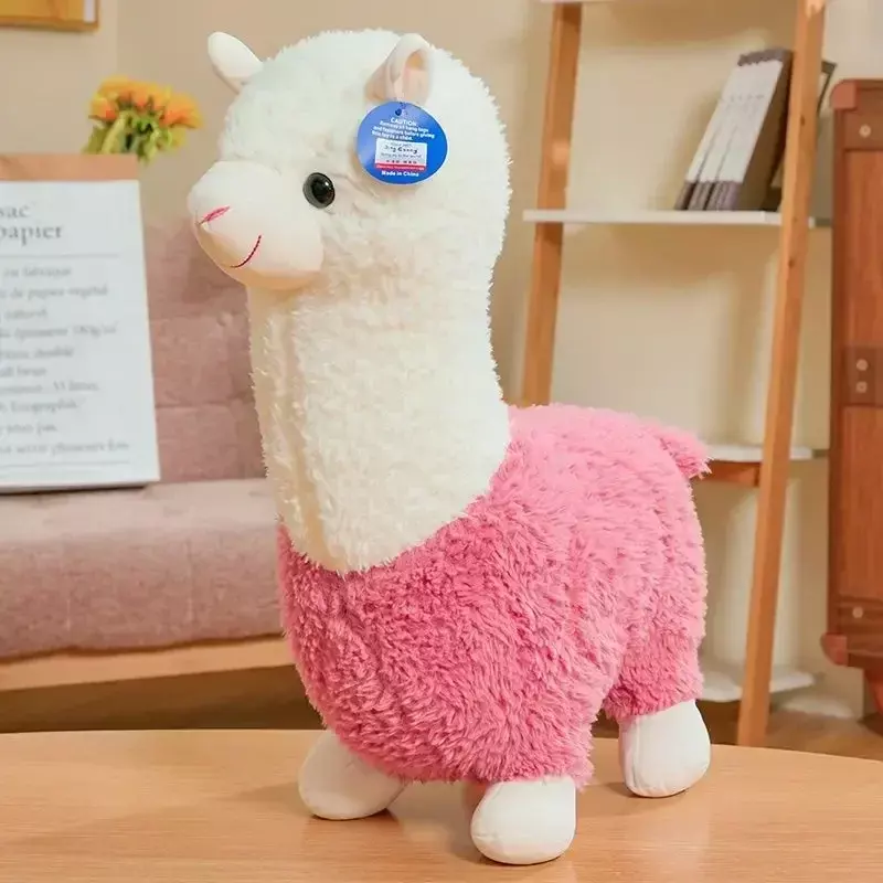 Brinquedo De Pelúcia Criativo Engraçado Grama Lama Cavalo Alpaca, Travesseiro Boneca Bonito, Presente De Aniversário Da Menina