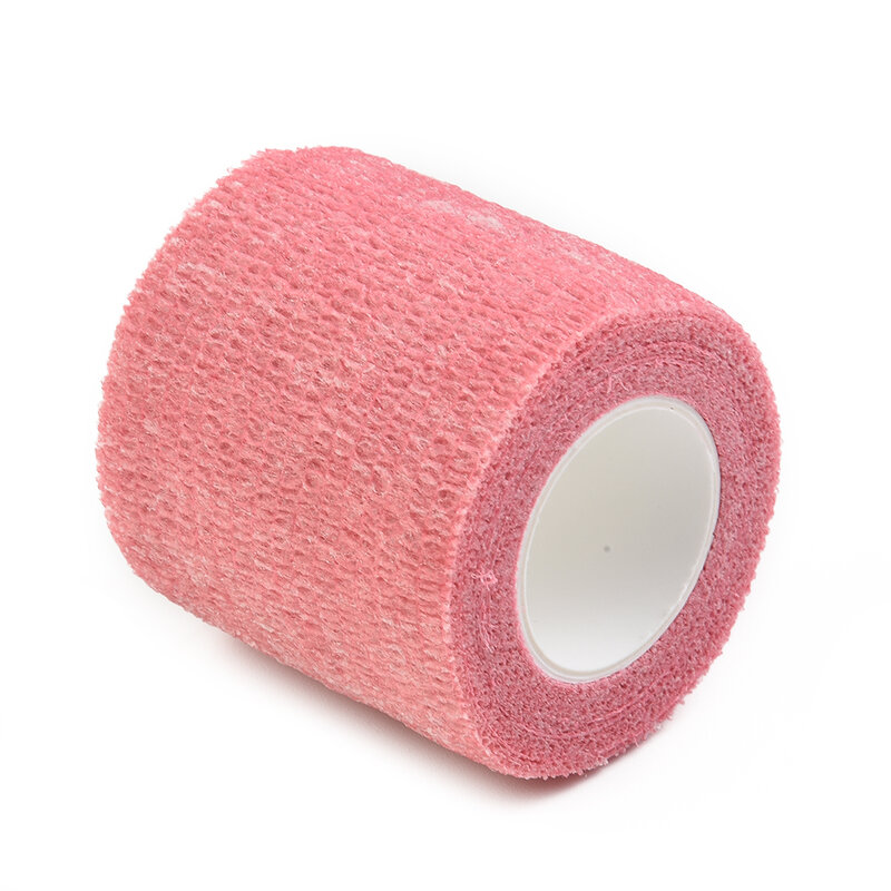 Bandagem elástica autoadesiva para esportes de fitness, respirável, multifuncional, tecido não tecido, alta qualidade, 5cm x 4,5 m
