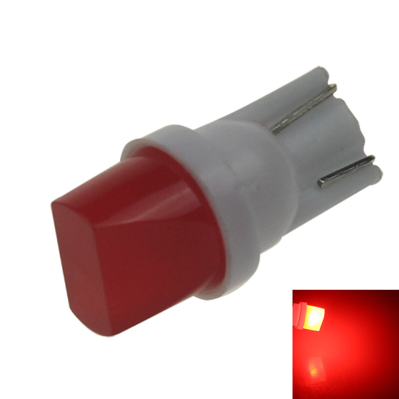1 красный автомобильный светодиод T10 W5W, лампа на крышу, лампа для номерного знака, 1 излучатель, 184 192 193 Z20915