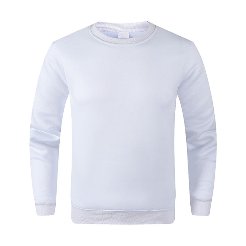 Jesienno-wiosenna moda męska topy bawełniane damskie dorywczo luźna bluza z kapturem z długim rękawem sweter z okrągłym dekoltem Plus rozmiar jednolita bluza 2024
