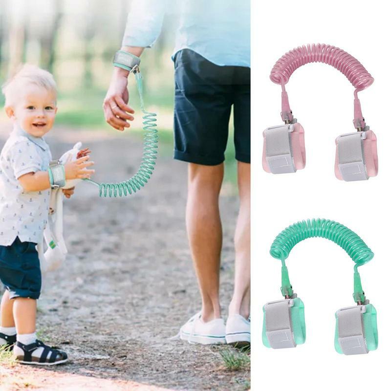 Muñequera antipérdida para bebé, arnés de seguridad para niño pequeño, correa de cuerda para caminar al aire libre, cinturón de mano, pulsera luminosa antipérdida