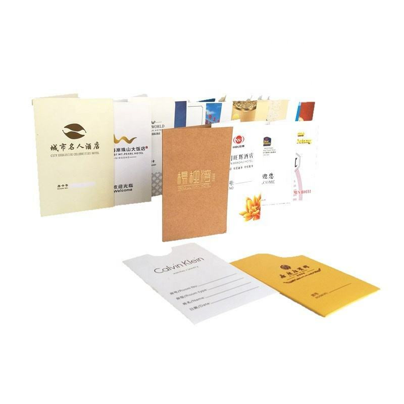 Porte-cartes de taille personnalisée pour carte-clé d'hôtel, fourniture d'usine respectueuse des cuillères à soupe