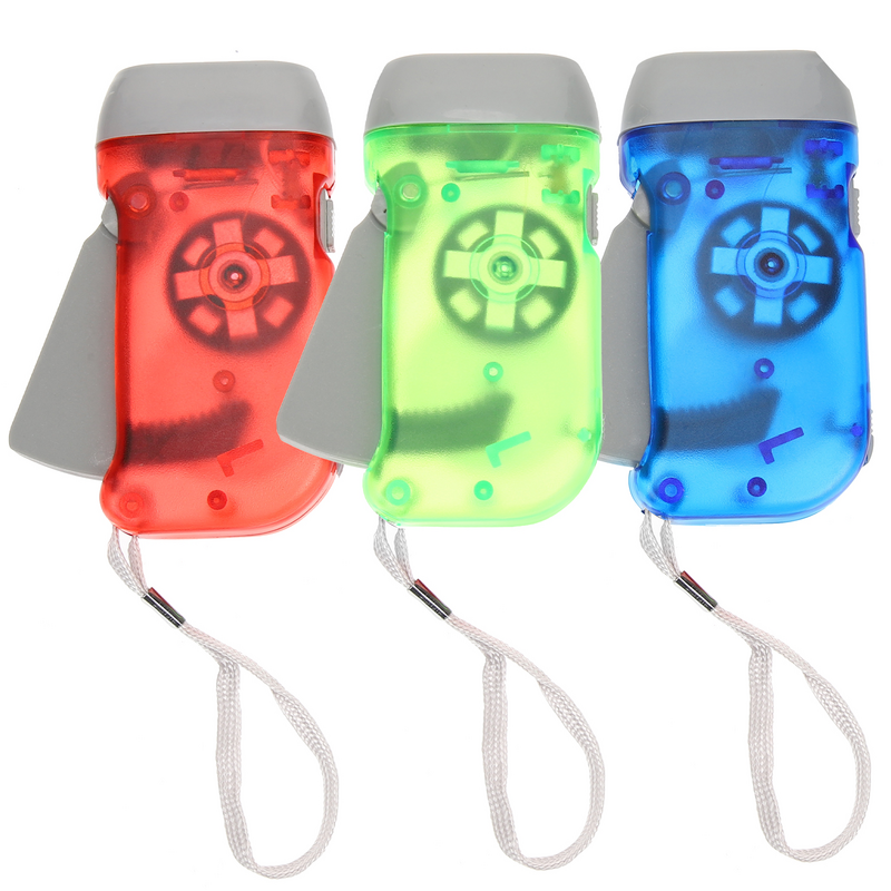 3 szt. Mini korba Mini latarka Mini latarka kij sprężynowy kempingowy dla psów ręczny mały luzem plastikowy awaryjny