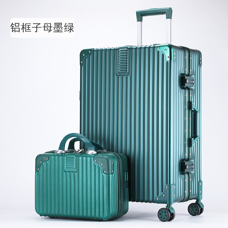 VIP customized suitcase 20-inch trolley case universal wheels female boarding luggage password box new trunk suitcase gift box