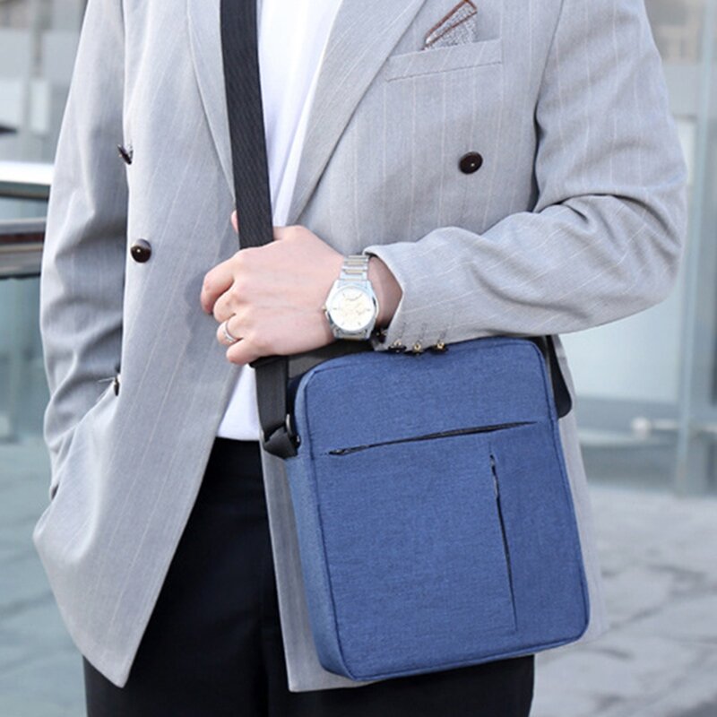 Men's Shoulder Diagonal Bag Small Square Bag Fashion Shoulder Bag Casual Shoulder Bag