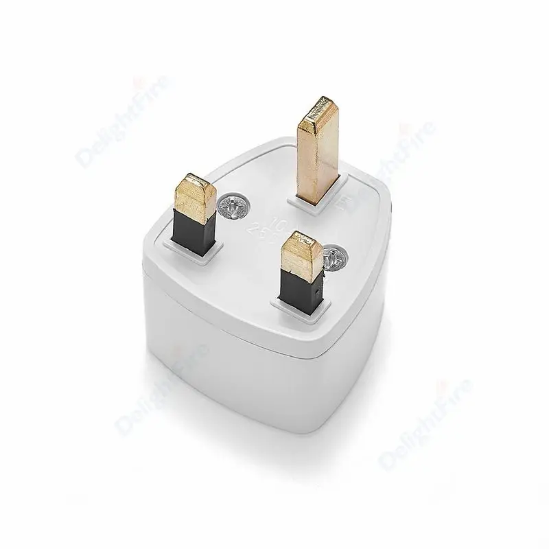 Adaptador de enchufe Universal para Reino Unido, convertidor de toma de corriente eléctrica para viajes, EE. UU., UE, AU, Reino Unido