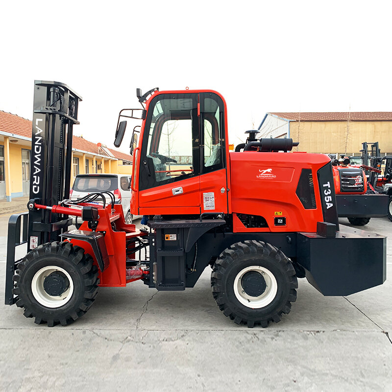 China Forklift Supplier Sale Rough terrain forklift Diesel 2.5ton 3ton Electric Battery Forklift Truck Customized Price
